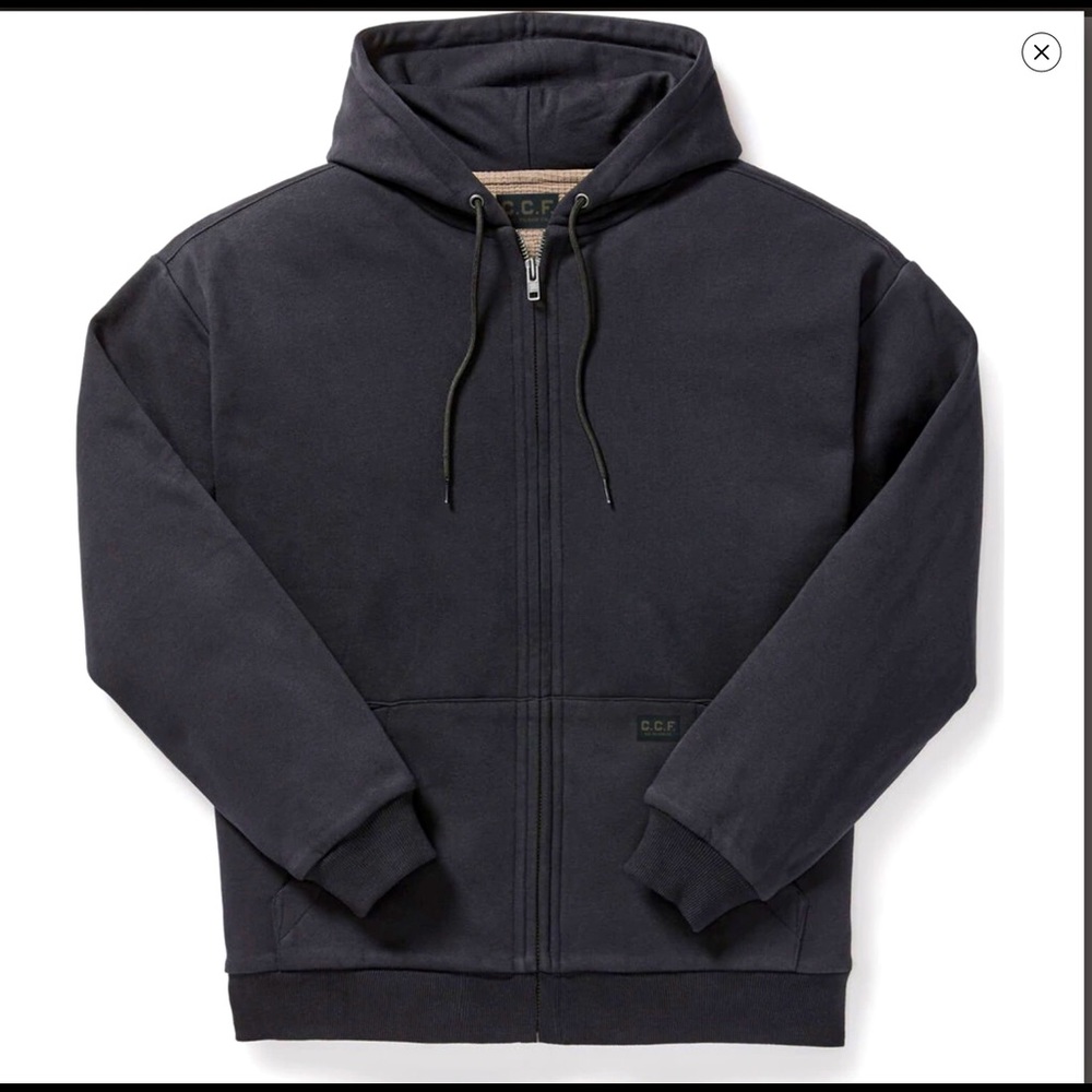 Filson Men's C.C.F. Waffle Lined Full Zip Hooded Sweatshirt